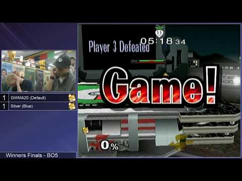 GSS 115 SSBM - GWM420 (Default Fox) vs. Silver (Blue Fox) - Melee WF