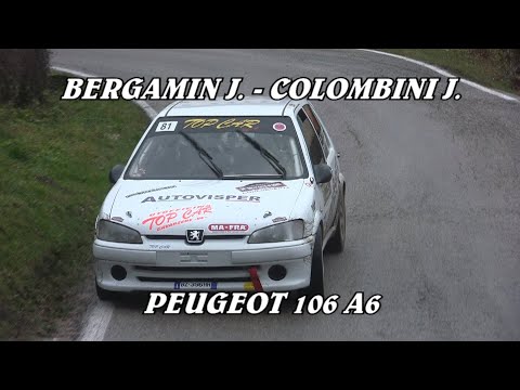 RALLY CITTA' SCHIO 2021 / BERGAMIN J. - COLOMBINI J. / PEUGEOT 106 A6 / VIDEOCLIP BY BELLUNOVIDEO