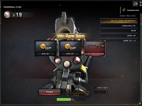 Crossfire West : Winning  AK-47-Knife-Khokhloma