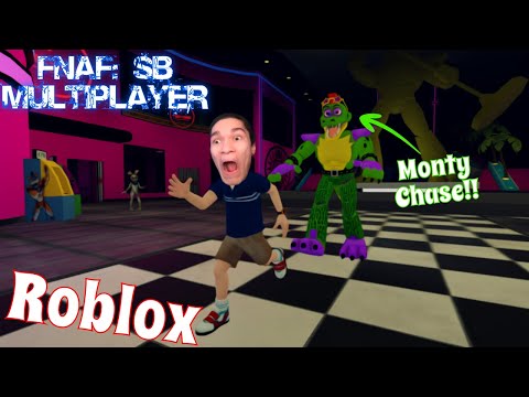 CHASING GREGORY AS MONTY | Roblox FNAF: SB Multiplayer