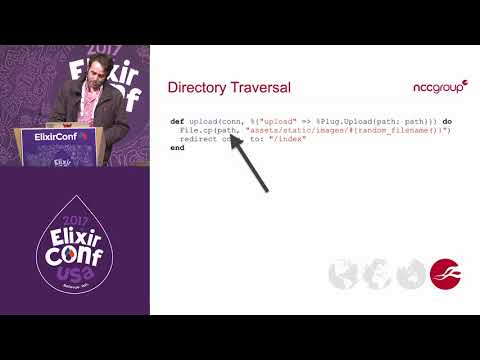 ElixirConf 2017 - Plugging the Security Holes in Your Phoenix Application - Griffin Byatt