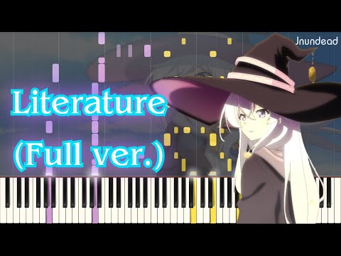 [Majo no Tabitabi OP] : Literature (Full ver.) Piano Arrangement