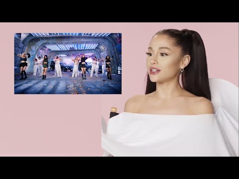 Ariana Grande REACTS to BLACKPINK's "Pink Venom" | "it was an iconic video"