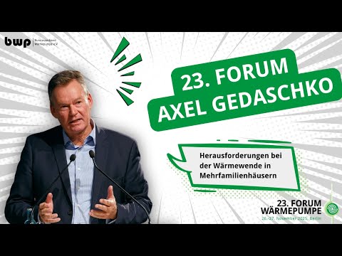 Axel Gedaschko (GdW) - Herausforderungen bei der Wärmewende in Mehrfamilienhäusern
