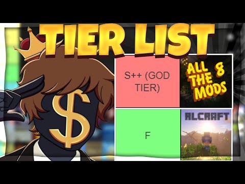 The ULTIMATE Minecraft Modpack Tier List 2023!! [All The Mods, RL Craft, Better MC]