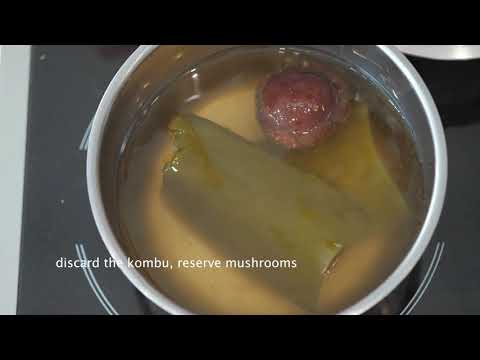 Shojin Dashi - Kombu & Shiitake Mushroom Stock