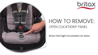 How To Open ClickTight Panel On ClickTight Convertible Car Seats
