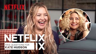 Kate Hudson Answers 9 (kinda stupid ngl) Questions | Glass Onion | Netflix IX