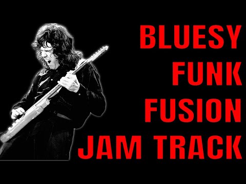 Creamy Blues Funk Fusion Jam Track | Guitar Play Along Backing Track in E Minor (97 BPM)
