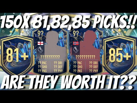 I opened 150x 81+, 82+ AND 85+ PICKS and got...