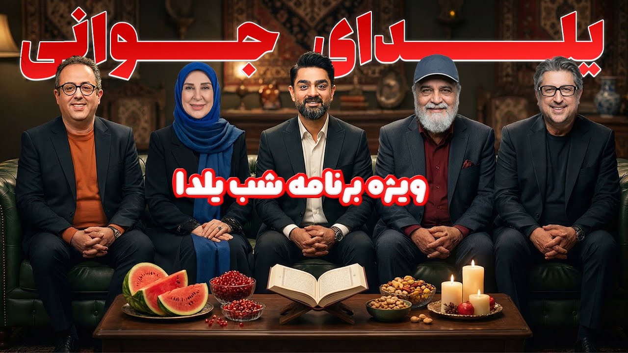 مرجانه گلچین، محمدرضا شریفی نیا، ابراهیم شفیعی و ... در ویژه برنامه شب یلدا 1404