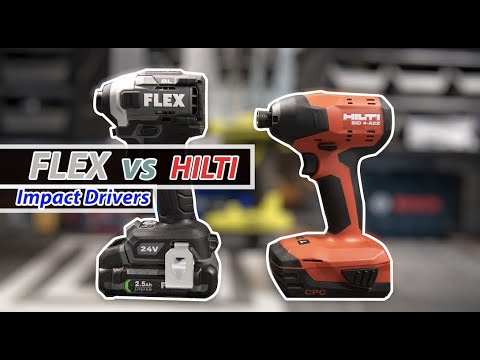 Flex 2.5ah vs HILTI 2.6ah (Impact Drivers)