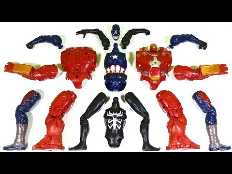 Assemble Toys ~ Miles Morales VS Captain America And IronBuster ~ Avengers Marvel Toys