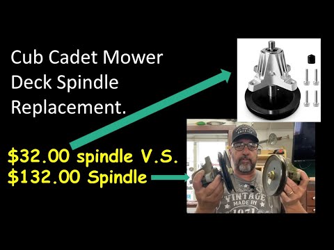 Spindle Replacement On a Cub Cadet 46" Mower.