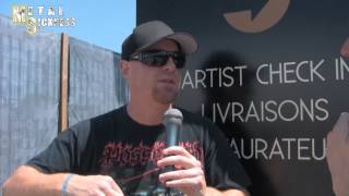Dying Fetus interview (John Gallagher) @ Hellfest (19.06.2015)