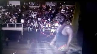 Triple H Does Racist Monkey Dance to Mark Henry - 1998