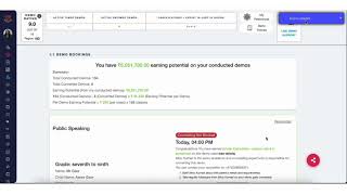Unable to mark the demo conducted error showing, Email address aleady taken