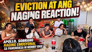EVICTION AT ANG NAGING REACTION, Apollo sobrang naging emosyonal sa pamumuksa ni Mommy Bhie