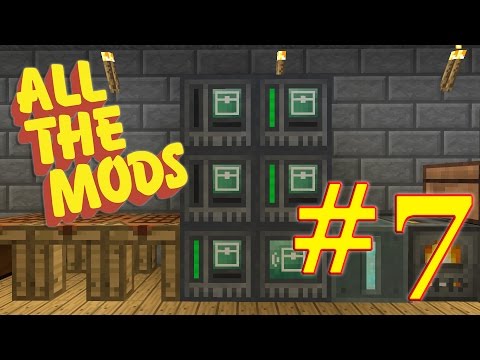 Minecraft : All The Mods 1.10.2 : #7 - RFTools Modular Storage System!
