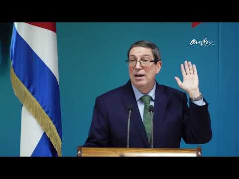 Declaraciones del ministro de Relaciones Exteriores de Cuba, Bruno Rodríguez Parrilla.