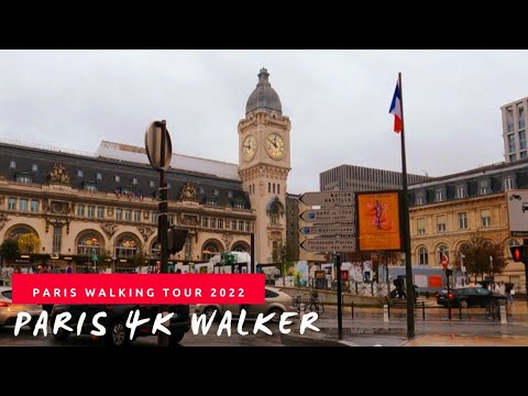 🇫🇷4K Paris walking tour & Things to see around 12th arrondissement of Paris-Gare de Lyon l jan 2022