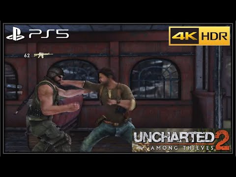 Uncharted 2: Among Thieves - You Too Brutus! - 4K 60 FPS HDR - PS5