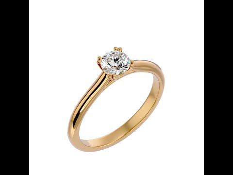 Inel de Logodna Delicate Briliant White Aur 18k Real Diamond- Sonia