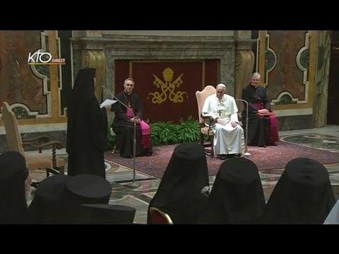 Audience du Pape François aux représentants des Eglises chrétiennes