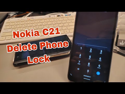 Nokia C21 (TA-1356, TA-1352), Delete Screen Lock and Remove Google Account.