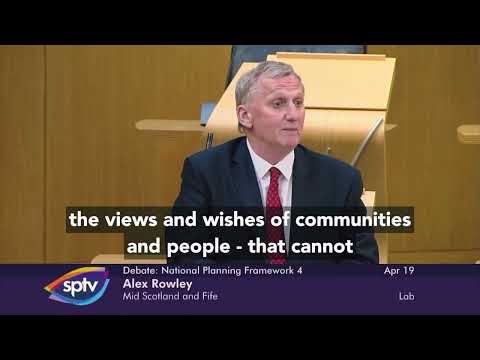 Planing Rights for Communities: National Planning Framework 4 Debate - 19th April 2022
