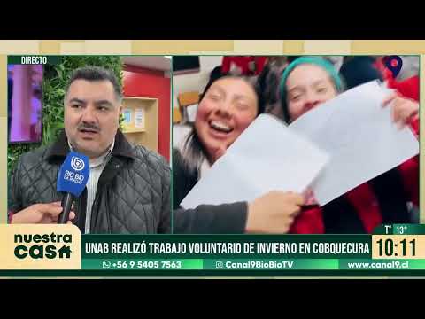 Estudiantes de la UNAB realizaron trabajo voluntario de invierno en Cobquecura