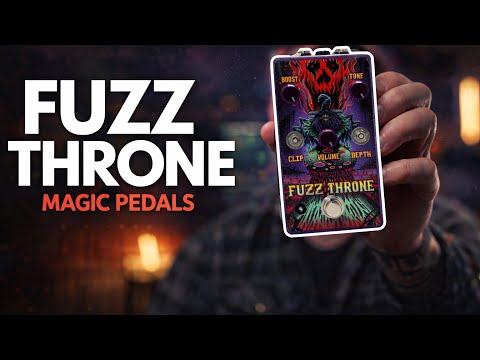 MAGIC PEDALS -3 knob Fuzz Throne- 2026 -#15 Diablo Red Special edition image 10