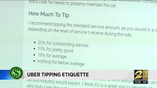 How much is an acceptable tip for your Uber driver