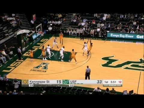 Kendrick Ray vs South Florida. 17pts, 7asis