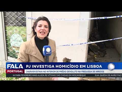 PJ investigates homicide in Lisbon.