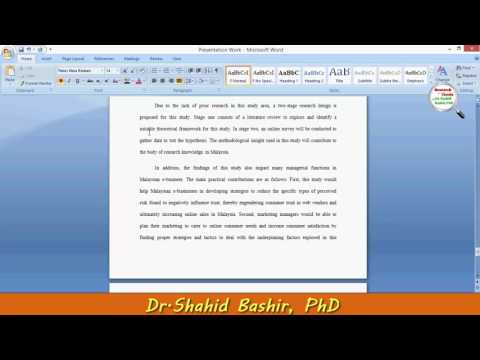 Dissertation chapter 3