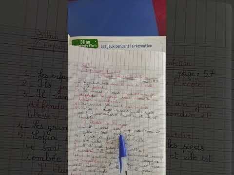 Bilan comprendre l'écrit Manuel CE2 page 57