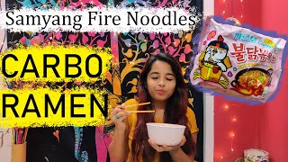 CARBO SPICY NOODLE | Samyang Carbonara | Taste Testing | Samyang spicy noodles |Ramyeon