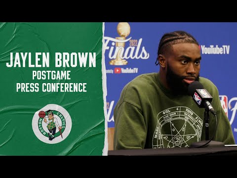 Jaylen Brown Postgame Media Availability | NBA Finals Game 3 | Boston Celtics vs. Warriors