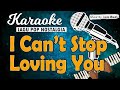 Karaoke I CANT STOP LOVING YOU Ray Charles Music By Lanno Mbauth