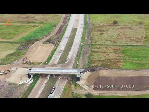 S6 Obwodnica Koszalina i Sianowa Film z powietrza 09.2022