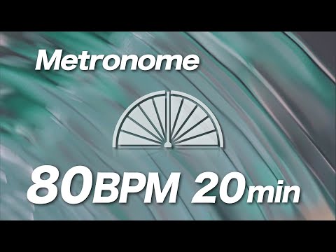 80 BPM Metronome: 20-Minute Timer for Laser Focus!