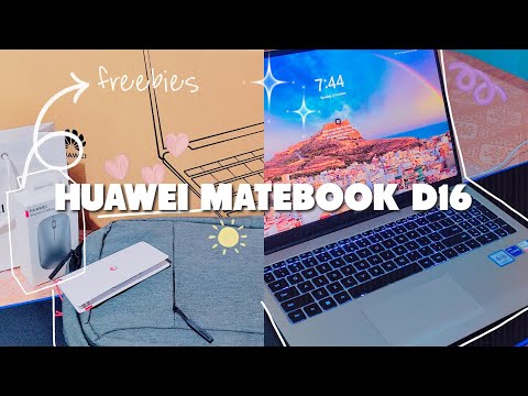 HUAWEI Matebook D16 2022 Intel i7 12th Gen + Freebies (Unboxing)