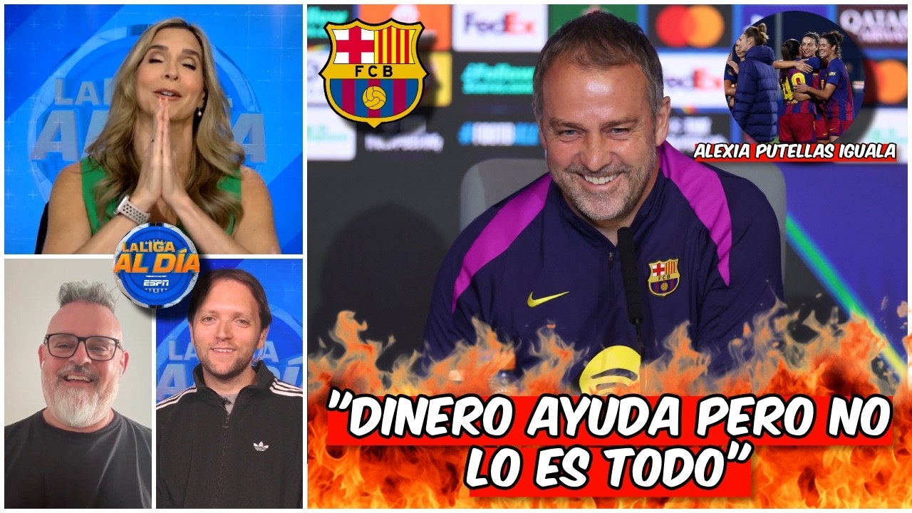 El BARCELONA de HANSI FLICK GANA trofeos con CALIDAD, NO con la BILLETERA | La Liga Al Día