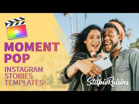 Moment Pop - 60 Final Cut Pro X Instagram Stories Templates