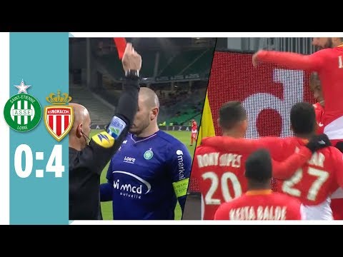Mecker-Rot bei 4-Tore-Gala | AS St. Etienne - AS Monaco 0:4