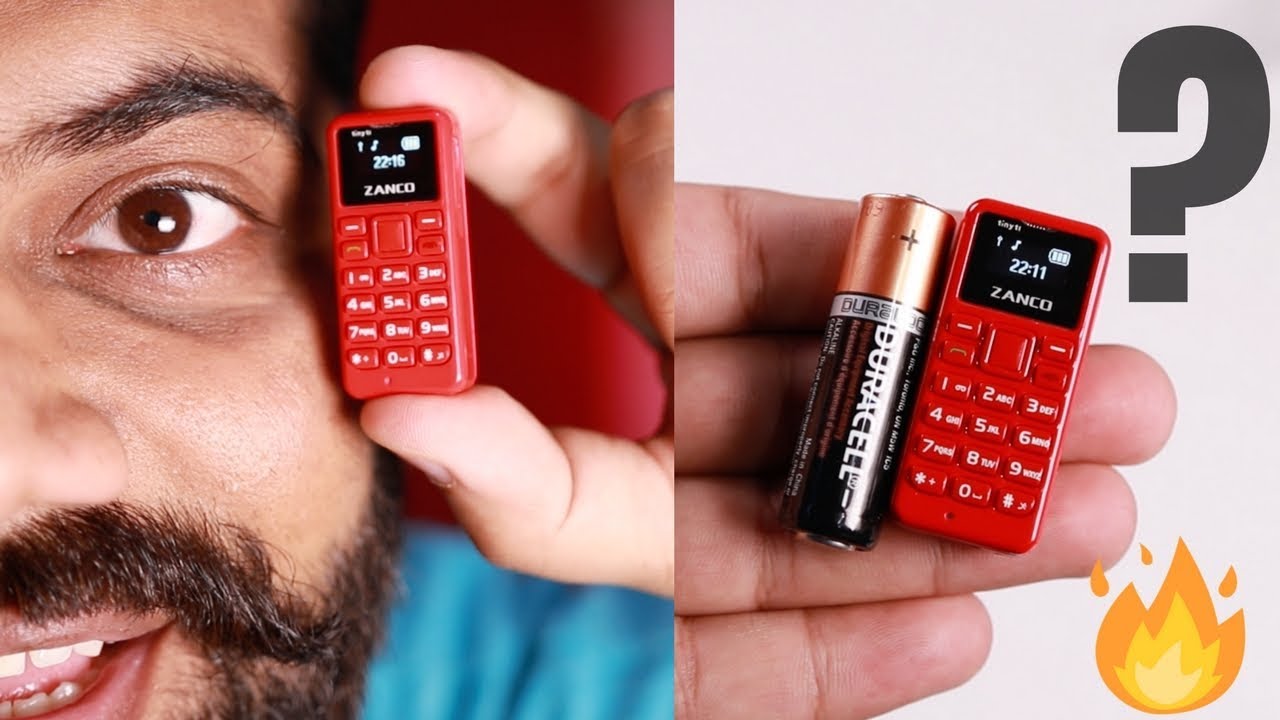 World's Smallest Phone Unboxing and Giveaway 🔥 Zanco tiny t1