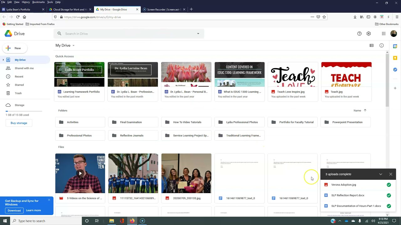 E-Portfolio:  How To Add Documents and Files