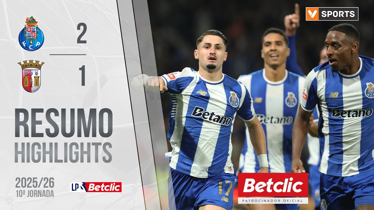 Porto vs Sporting Braga Highlights