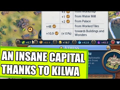 Kilwa has made my Capital INSANE - Civ 6 Greece Diplomacy